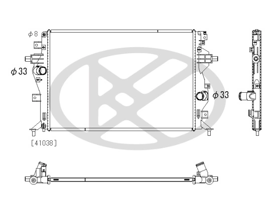 Radiator, engine cooling — KOYORAD