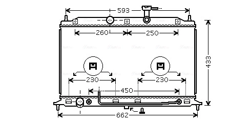 Radiator, engine cooling — AVA Clever Choice