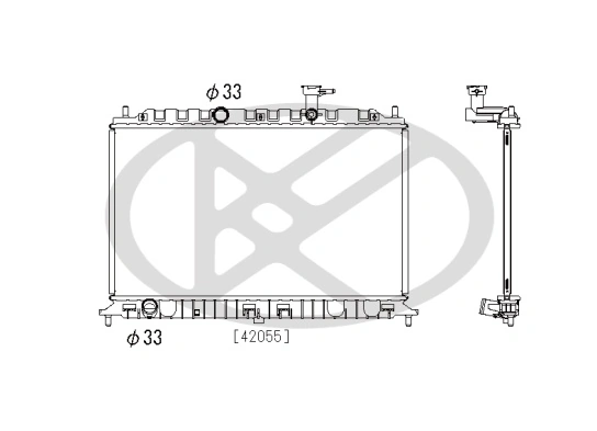 Radiator, engine cooling — KOYORAD
