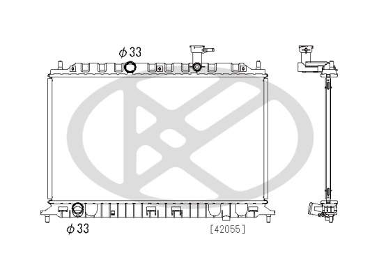 Radiator, engine cooling — KOYORAD