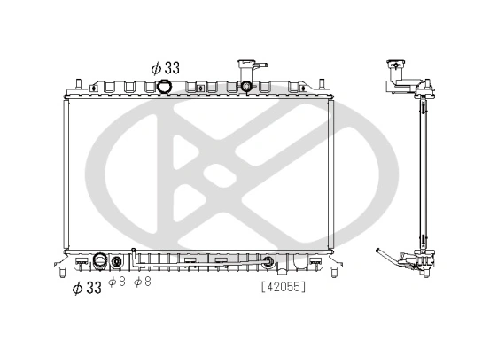 Radiator, engine cooling — KOYORAD