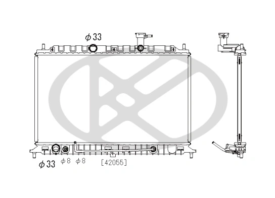 Radiator, engine cooling — KOYORAD