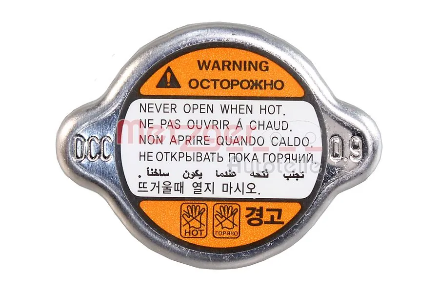 Cap, radiator — METZGER AUTOTEILE