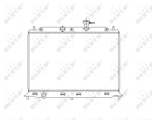 Radiator, engine cooling — NRF