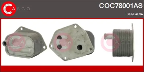 Oil Cooler, engine oil — CASCO