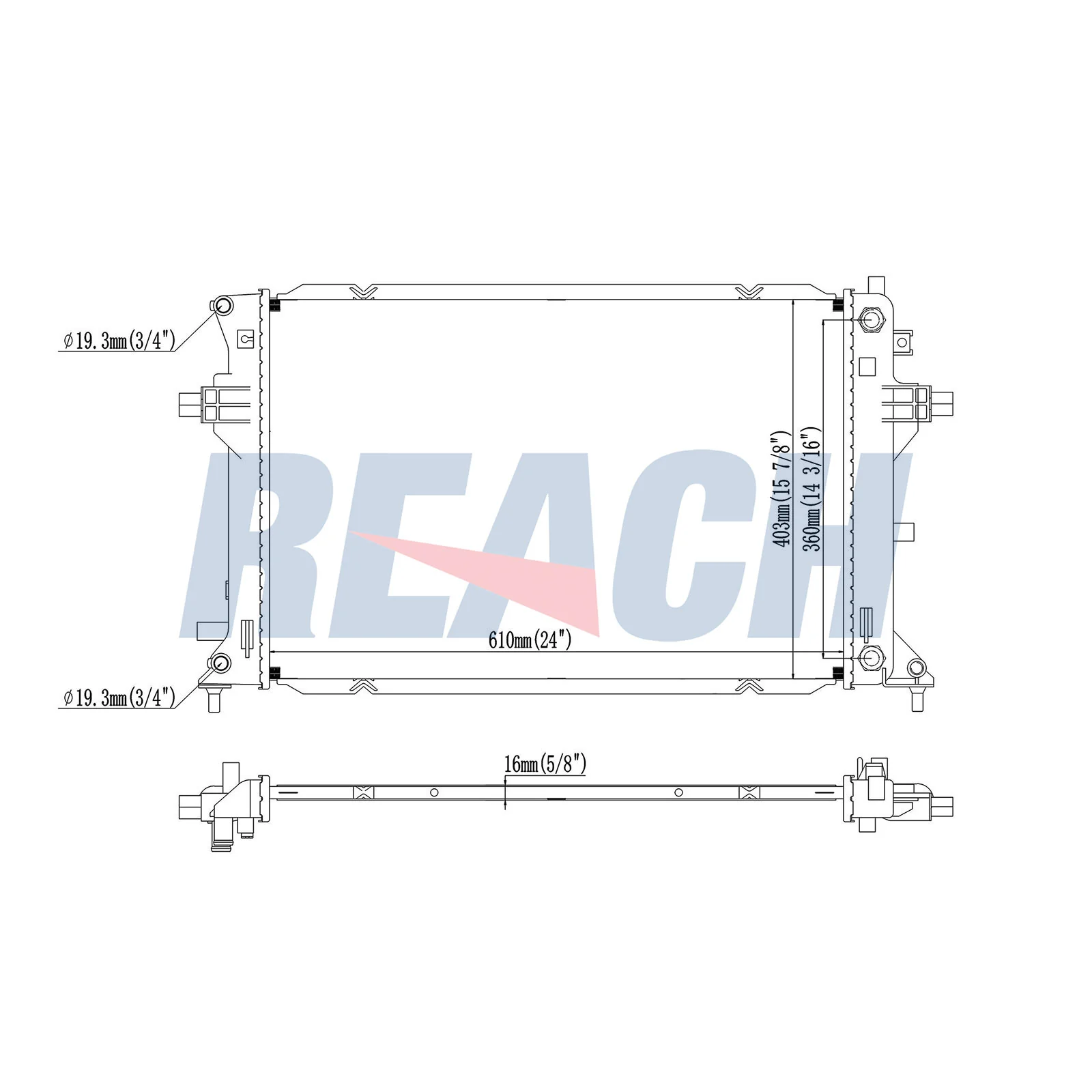 [RADI_3257] Radiator, engine cooling — REACH
