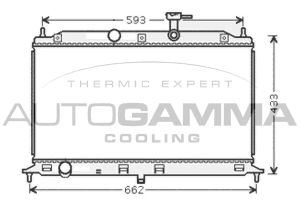 [RADI_3285] Radiator, engine cooling — AUTOGAMMA