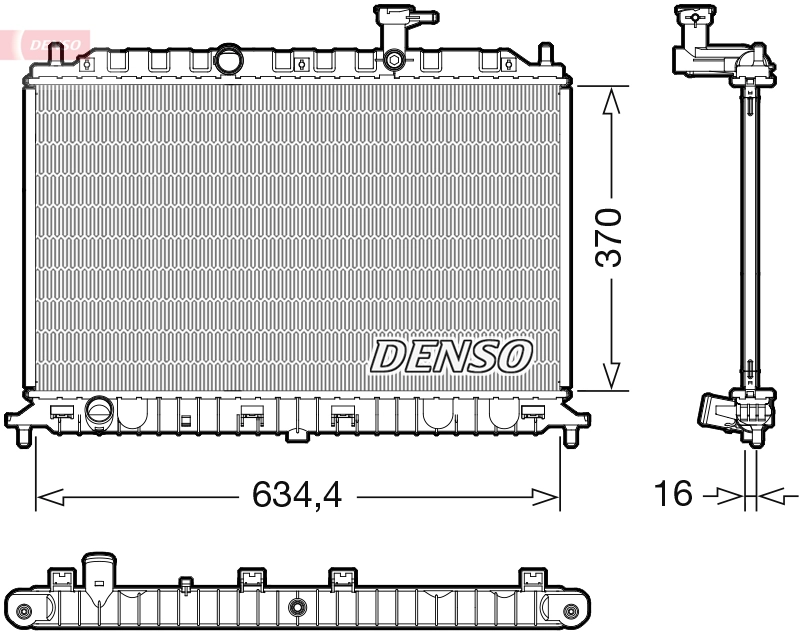 [RADI_3305] Radiator, engine cooling — DENSO