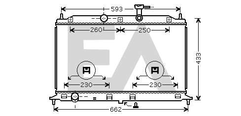 [RADI_3309] Radiator, engine cooling — EACLIMA