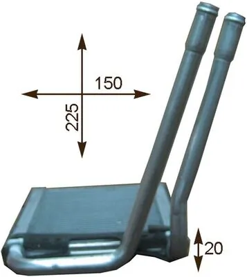 [HEAT_3350] Heat Exchanger, interior heating — MAHLE
