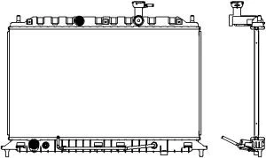 [RADI_3400] Radiator, engine cooling — SAKURA Automotive