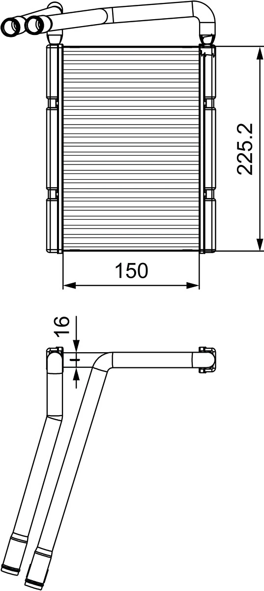 [HEAT_3419] Heat Exchanger, interior heating — VALEO