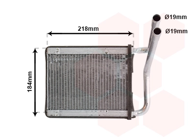 [HEAT_3424] Heat Exchanger, interior heating — VAN WEZEL