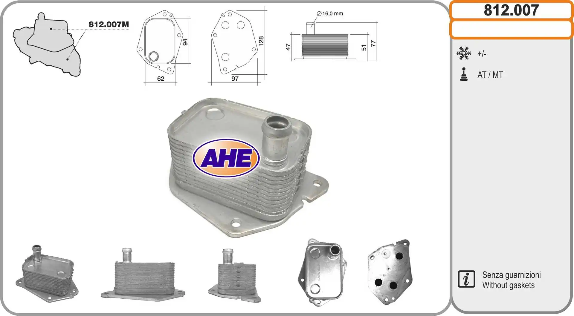[OIL__3447] Oil Cooler, engine oil — AHE