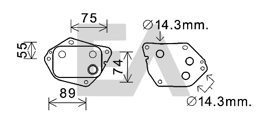 [OIL__3502] Oil Cooler, engine oil — EACLIMA